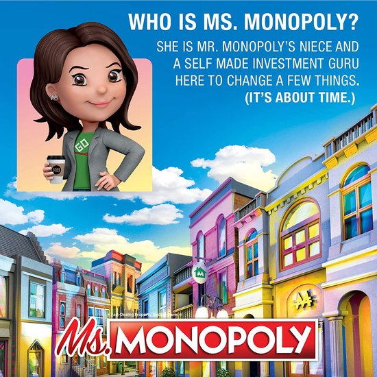 Thumbnail van een extra afbeelding van het spel Ms. Monopoly USA versie