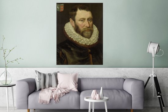 Affiche Jacob Bas Claesz - Peinture d'Adriaen Thomasz. - 90x120cm