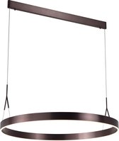Hanglamp met ring 910mm LED zwart, wit, bruin
