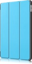 Arara Hoes Geschikt voor iPad 2018/2017 (9.7 inch) tri-fold hoes - bookcase - Licht Blauw