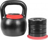 Bol.com Gorilla Sports Kettlebell - Verstelbaar in gewicht - 8 tot 16 kg aanbieding
