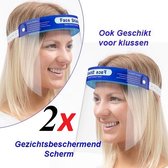 2-Stuks Multifunctioneel Herbruikbaar Gezichtsbeschermend Scherm