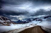 Slingerweg in Sneeuwlandschap op IJsland - Moeilijke Puzzel 1000 stukjes |IJsland - Landschap - Fons Kern