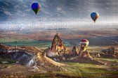 Luchtballonen boven Cappadocië op Puzzel 3 - Extra Moeilijke Puzzel 1500 stukjes | Landschap - Fons Kern