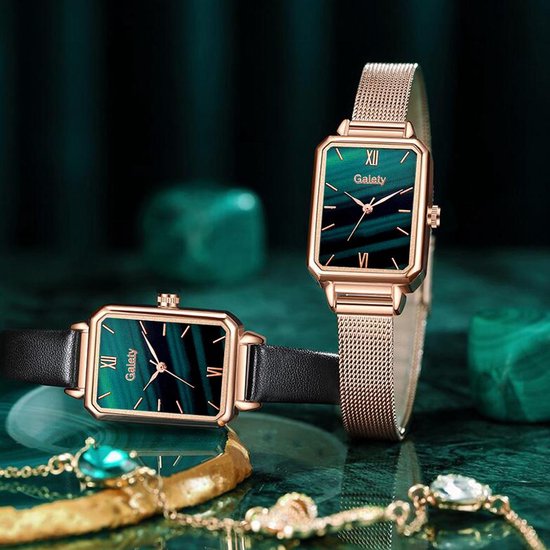 Giftforyoushop horloge –  armband – sieraden – horloge inclusief armband – goudkleurig