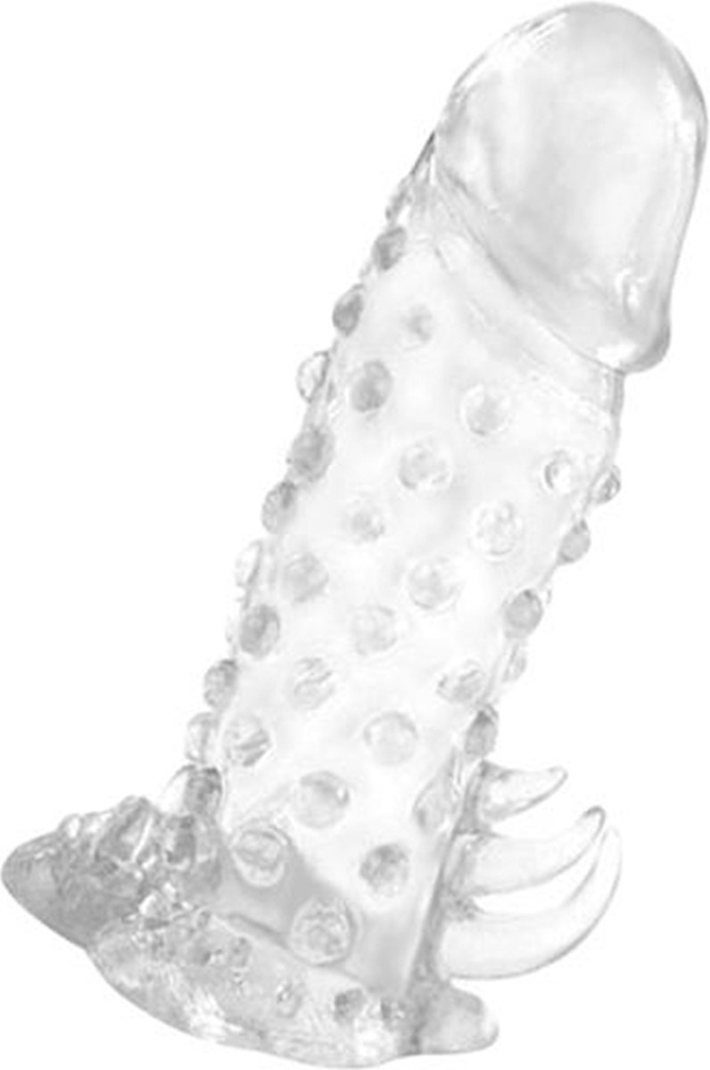 Brave Men Siliconen Penis Sleeve Reliëf
