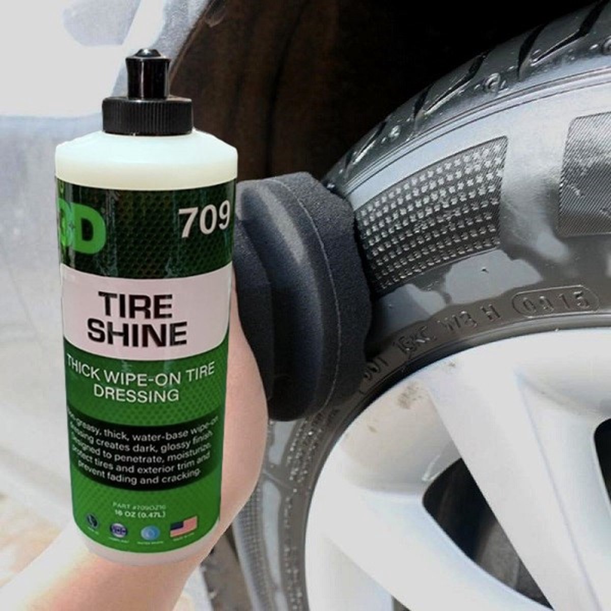 3D Tire Shine - 473 ml.