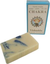 Zeep 5e Chakra Vishudda - Met essentiële olie: Lavendel - Handgemaakt - 70 Gram