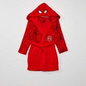 Spiderman Marvel Badjas met capuchon - Kamerjas. Kleur Rood. Maat 128 cm / 8 jaar