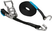 Spanband 25 mm 1,5 ton RVS 5M Zwart