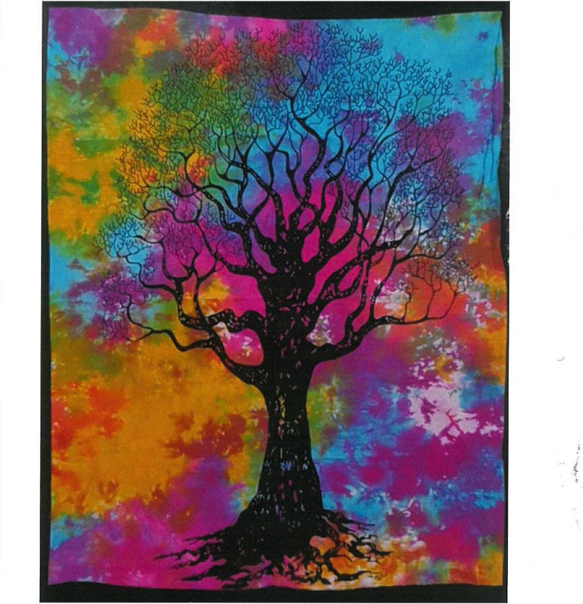 Wandkleed - Krachtboom - Wanddecoratie - Katoenen Doek - 78x112cm - Handdoek