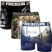 Freegun boxershorts microvezel | 3-pack heren boxershorts | MAAT XXL | Trio Dieren