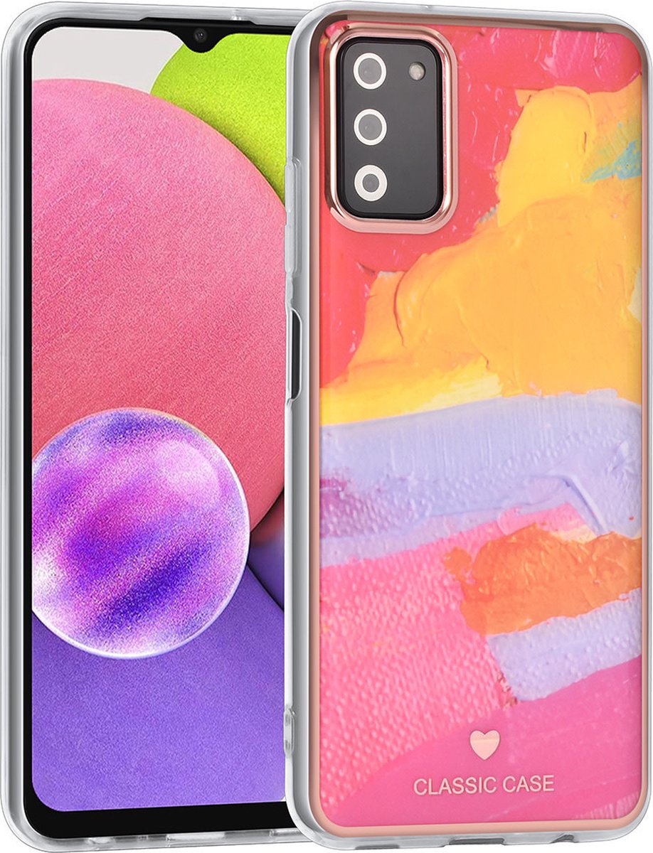 UNIQ Classic Case Samsung Galaxy A03s TPU Backcover hoesje - Graffiti