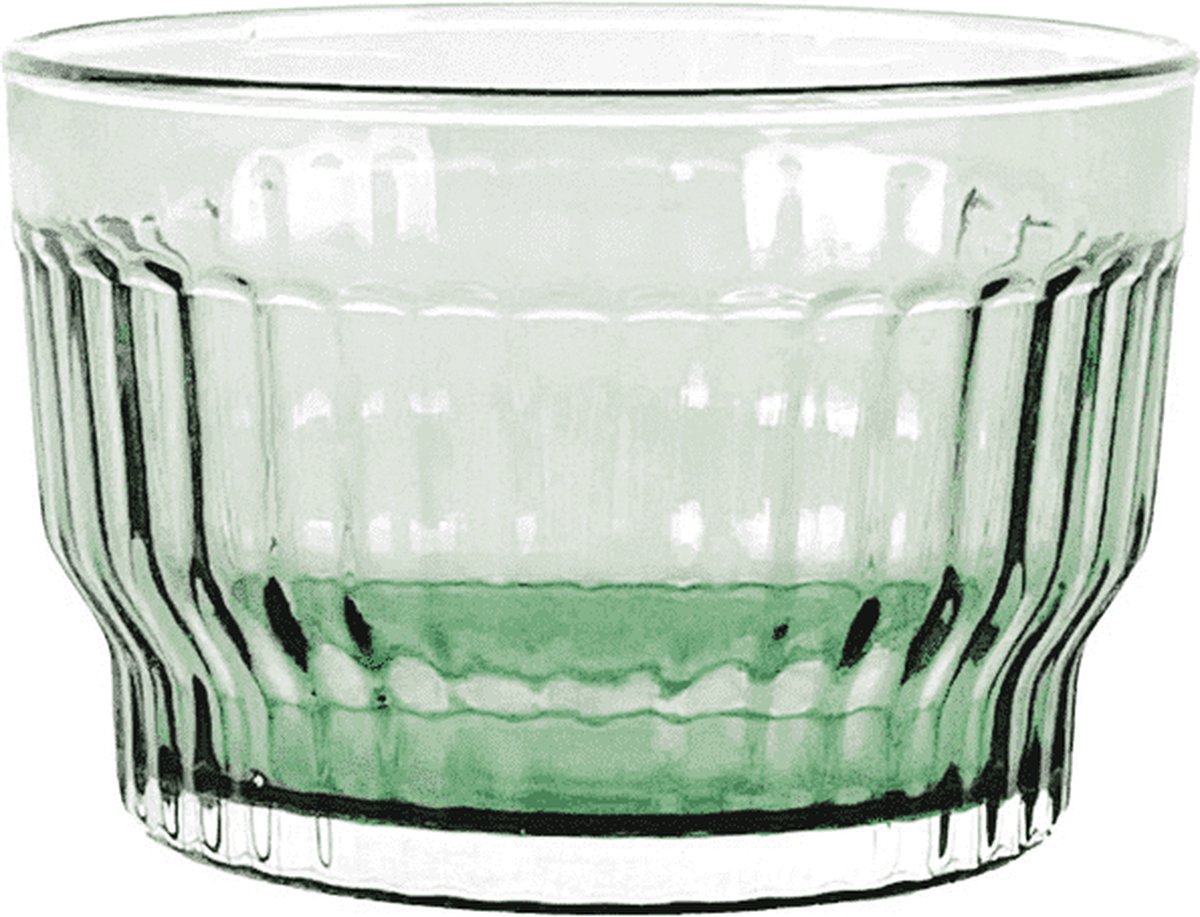 XLBoom Lima Schaal Small - Rond - Glas - Lichtgroen - Ø 12 cm
