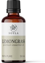 Biologische Lemongrassolie - 50 ml - India - Etherische olie van Lemongrass olie