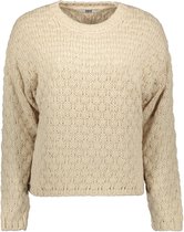 Jacqueline de Yong Trui Jdyboble Life L/s Pullover Knt 15243051 Cement Dames Maat - XS