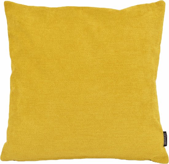 Housse de coussin jaune mêlée | Résistant aux taches | Polyester | 45 x 45 cm
