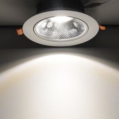 Tsong - LED inbouwspot Dimbaar - 5W vervangt 50W - 4000K helder wit licht - Kantelbaar