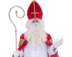 Sinterklaas pruik met baard