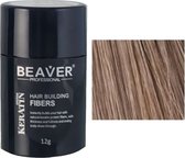 Beaver keratine haarvezels - Lichtbruin (12 gr)