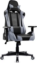 GTRacer - E-Sports - Game stoel - Ergonomisch - Bureaustoel - Verstelbaar - Racing - Gaming Chair - Grijs