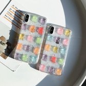 Gummy beer snoep iPhone 13 Promax Hoesje/case - Shockproof Case - TPU - handgemaakt - regenboog - transparant