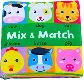 Baby speelgoed/knisperboekje /Educatief Baby Speelgoed /baby born/boek voor kinderen/ Baby boek /Zacht Speelgoed/Speelgoed voor baby/ face matching boek/ Mix & Match Animal Farm