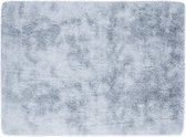Topfinel ® Pluizig vloerkleed voor woonkamer - Licht grijs - 120 x 160cm