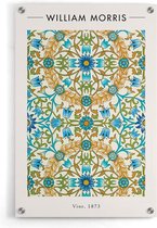 Walljar - William Morris - Vine - Muurdecoratie - Plexiglas schilderij