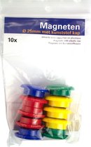 Kangaro magneten - 24mm - 10 stuks - assorti kleuren - K-50280