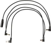 RockBoard Flat Daisy Chain Cable, 4 outputs - Splitkabel tbv pedaal voeding