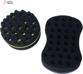 Twist brush sponge adp |Krullen in Afro-Stijl Haar | Hair sponge | twist spons | Twist Spons-Curls bostel | curls brush-wave - 2 Sorten