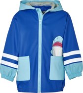 Playshoes - Regenjas voor kinderen - Haai - Blauw - maat 80cm