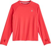 Coolibar - UV Sportshirt voor kinderen - Longsleeve - Agility - Roze - maat S (104-116cm)