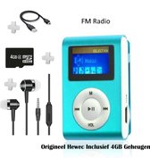 Hewec MP3 speler display 4GB - Blauw