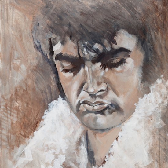 Elvis Presley 2 - Canvas - 50 x 50 cm