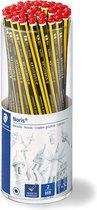 STAEDTLER Noris HB potloden, zeshoekig, kokerverpakking met 50 ongelofelijk breukvaste potloden, hoge kwaliteit Made in Germany, 120 KP50