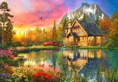 Bluebird The Mountain Cabin -  Puzzel 1000 Stukjes