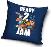 Space Jam Basketbal Ready 2 Jam Sierkussens - Kussen - 40 x 40 inclusief vulling - Kussen van Polyester - KledingDroom®