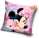 Minnie Mouse Love Bours! Sierkussens - Kussen - 40 x 40 inclusief vulling - Kussen van Polyester - KledingDroom®