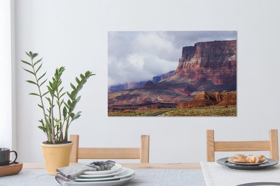 Tableau sur Toile Paysage Désertique Amérique - 90x60 cm - Décoration murale