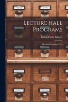 Lecture Hall Programs