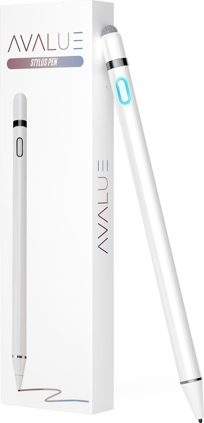 Avalue - 2 In 1 Active Stylus Pen - Pencil Geschikt Voor Tablet, Ipad, Android en Apple Telefoons