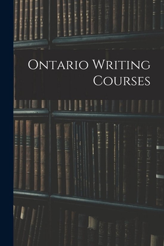 Ontario Writing Courses - cover
