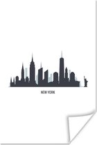 Poster New York - USA - Skyline - 20x30 cm