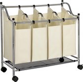 Wasmand 4 x 35 L beige