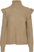 Vero Moda VMKAIA LS FUNNELNECK BLOUSE Vrouwen Trui  - Maat XL