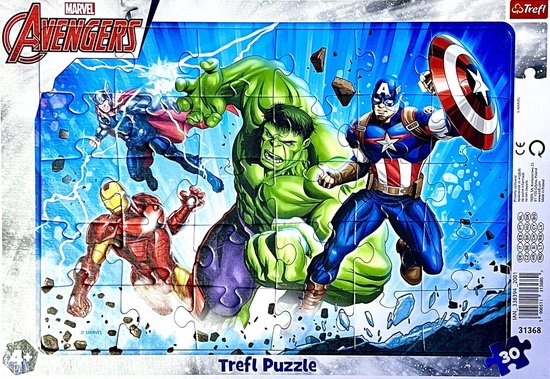 Casse-tête Avengers | 30 pièces pièces | À partir de 4 ans | bol.com