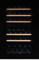 PeVino Inbouw Wijnklimaatkast Nis 88 cm - Push Open - 2 T° - 42 Flessen