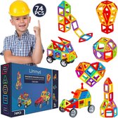 immys Magnetische Bouwblokken - Unieke Travel Series Bouw Speelgoed voor Jongens en Meisjes - STEM Educatief Speelgoed is een Perfect cadeau - Inclusief 74 Stukken en een Ideeënboek